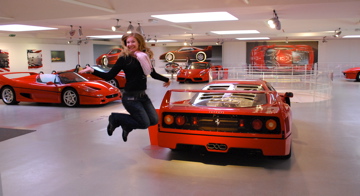Flashpacking Wife at the Ferrari Museum